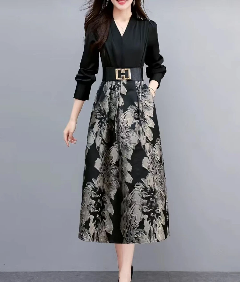 【1351-1400】芸芸设计风时尚连衣裙女