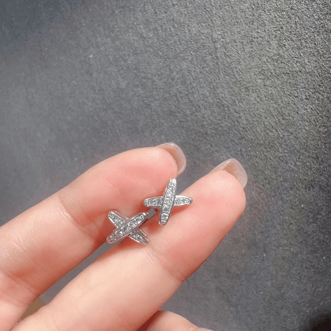 铂金Pt950耳饰  2.99克