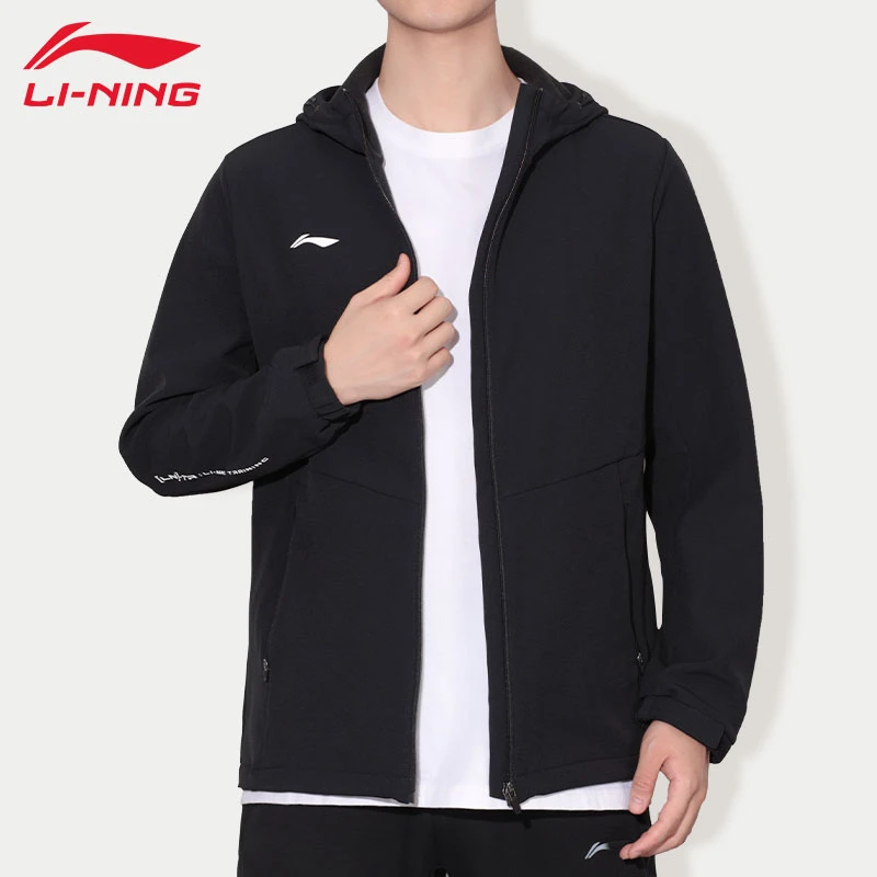 李宁风衣秋冬新款加绒保暖夹克防泼水户外防风休闲运动外套男合集