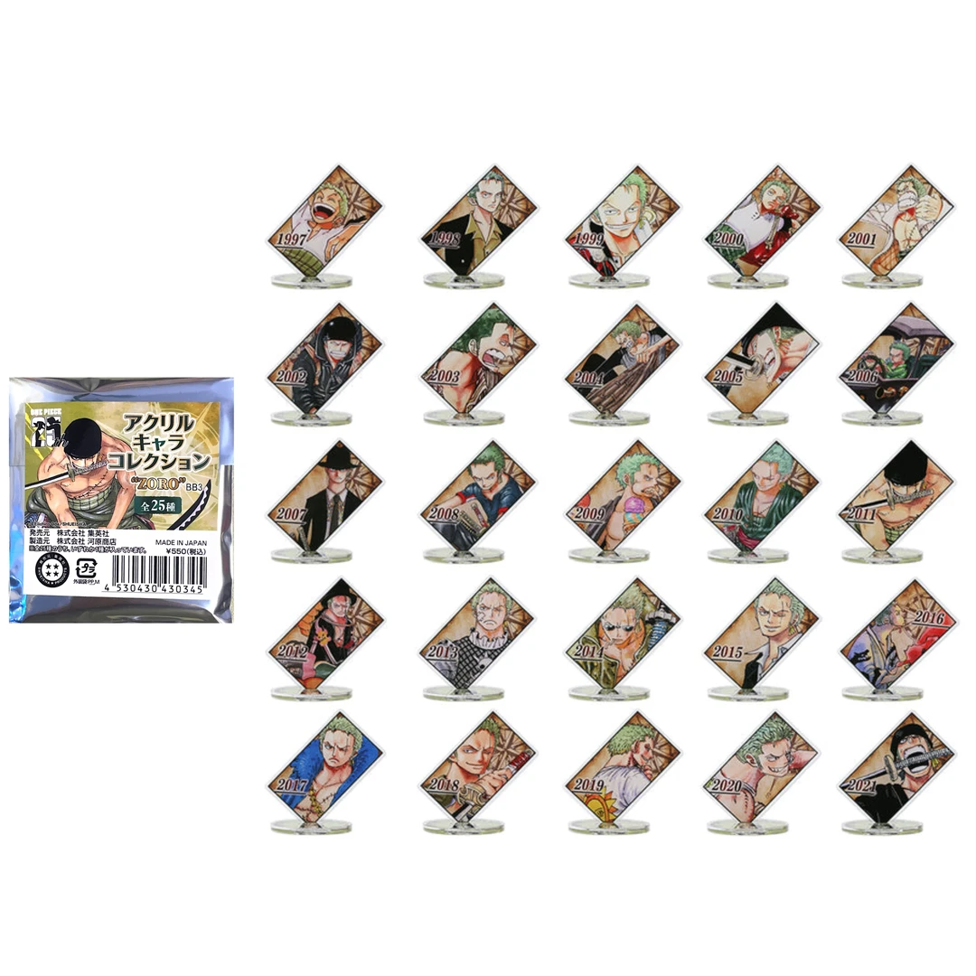【散池代拆】日谷 海贼王 JS 索隆个人池年份立牌第一弹 收藏盲盒