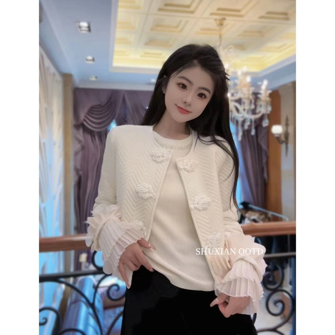 【KL】国风丝绒花瓣羽绒服11026
