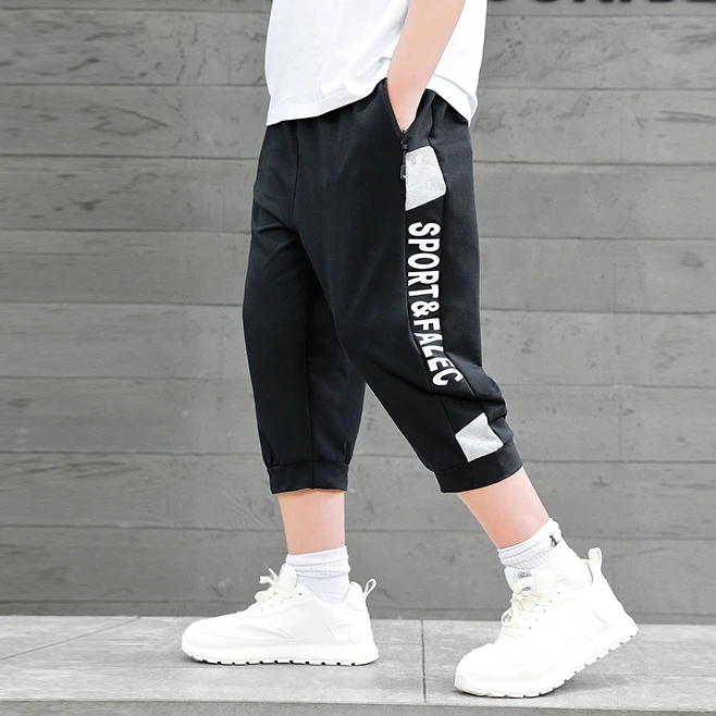 胖童短裤加肥加大男童七分裤夏薄款儿童冰丝速干裤子胖孩大码童装