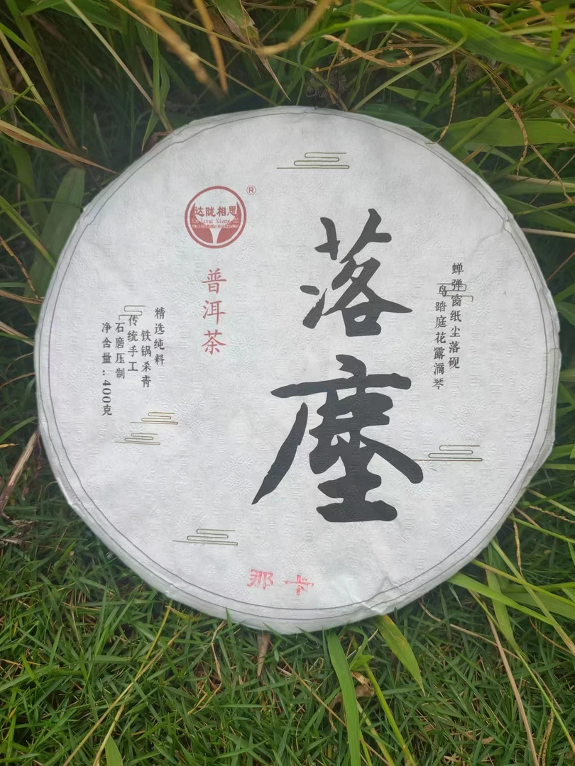 云南普洱茶生茶2021年落尘（那卡） 400克饼