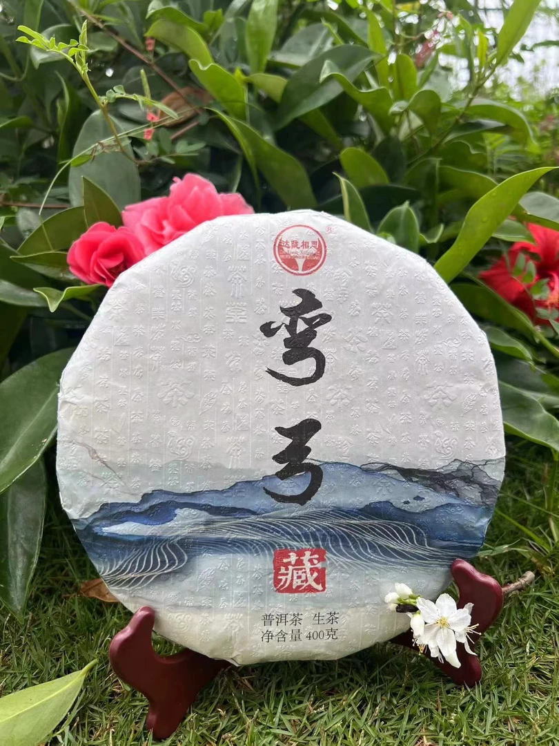 云南普洱茶生茶（2022年弯弓）纯料400克