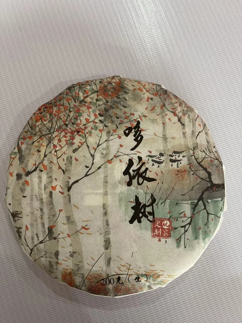 云南普洱茶生茶 2022年哆依树200克饼