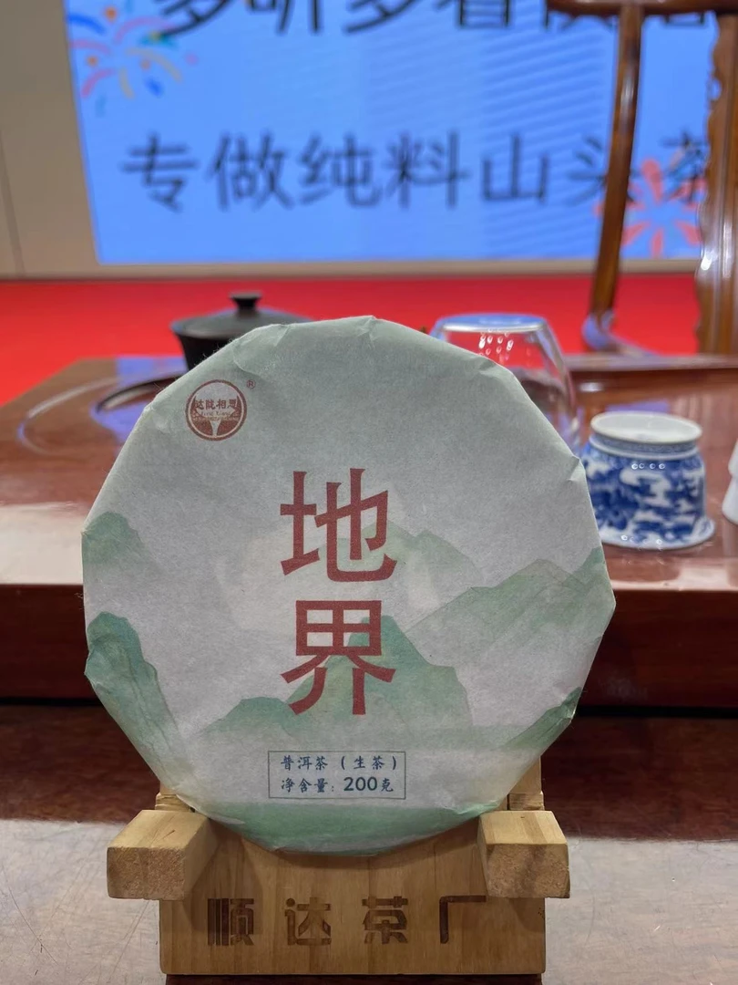 云南普洱茶生茶2019年地界200克饼
