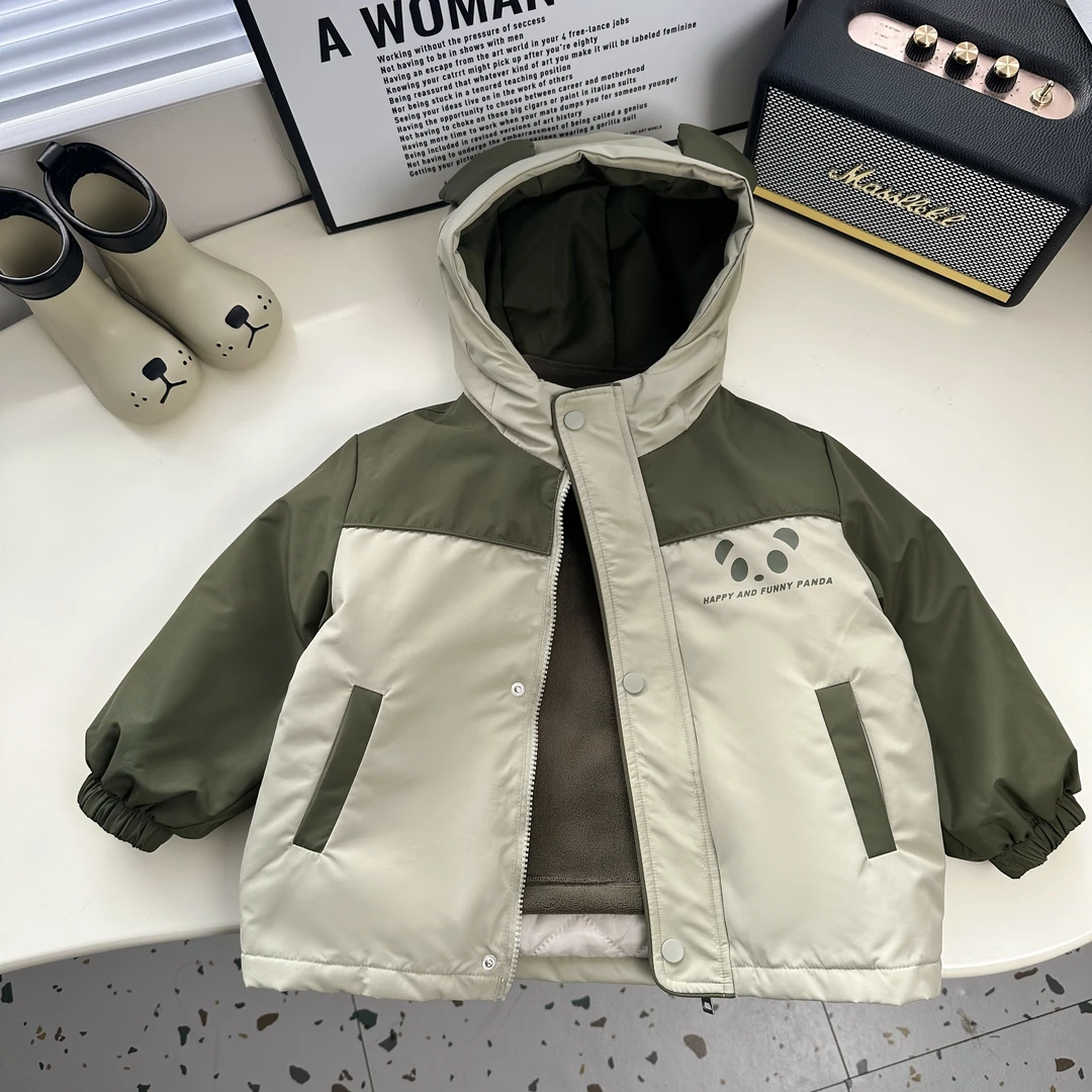 【朱鑫宇专属】2024冬季男女童三合一冲锋衣加厚保暖穿搭BMD3697