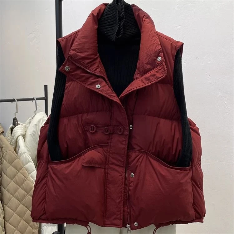 轻薄羽绒马夹2025秋冬新时尚洋气马甲小个子欧货保暖短外套女