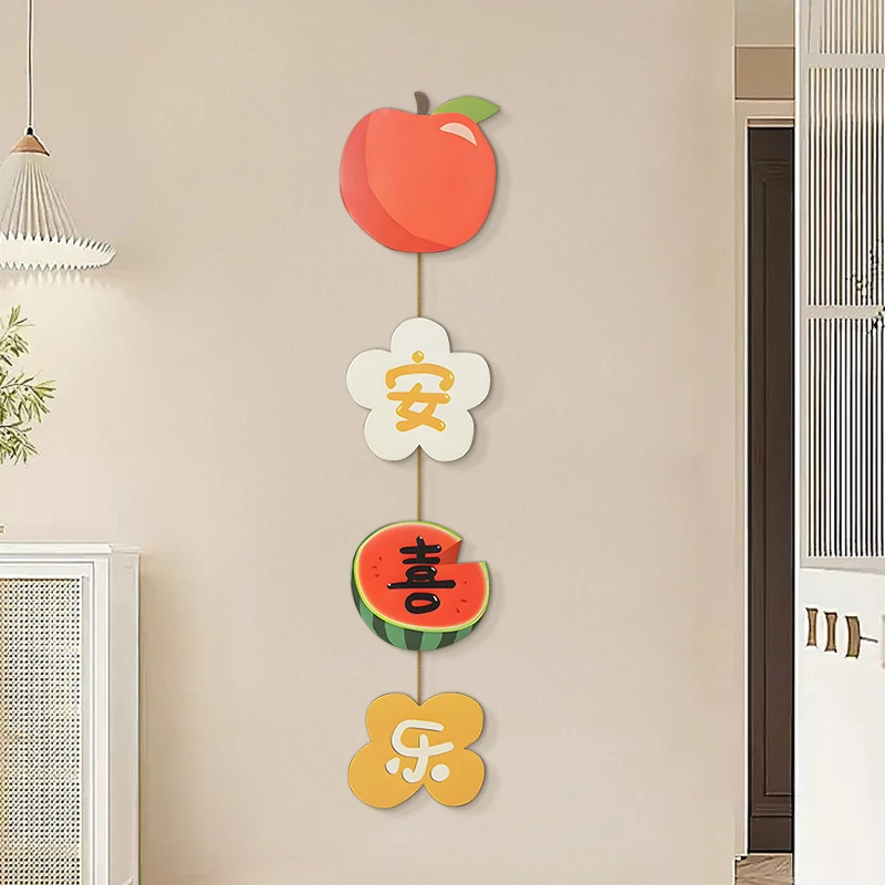 意中式装饰品挂画平安喜乐客厅简约温馨装饰画平安喜乐3030