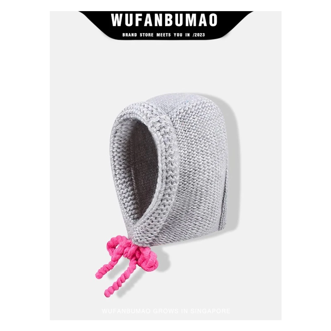 手工粗线巴拉克拉法毛线帽子女秋冬季冷帽保暖护耳针织冬天套头帽