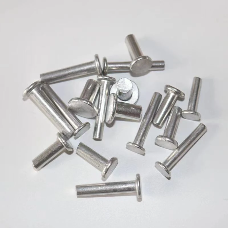 家用维修锅具奶锅炒锅平头实心铝铆钉帽钉混装散装修刀把DIY手工