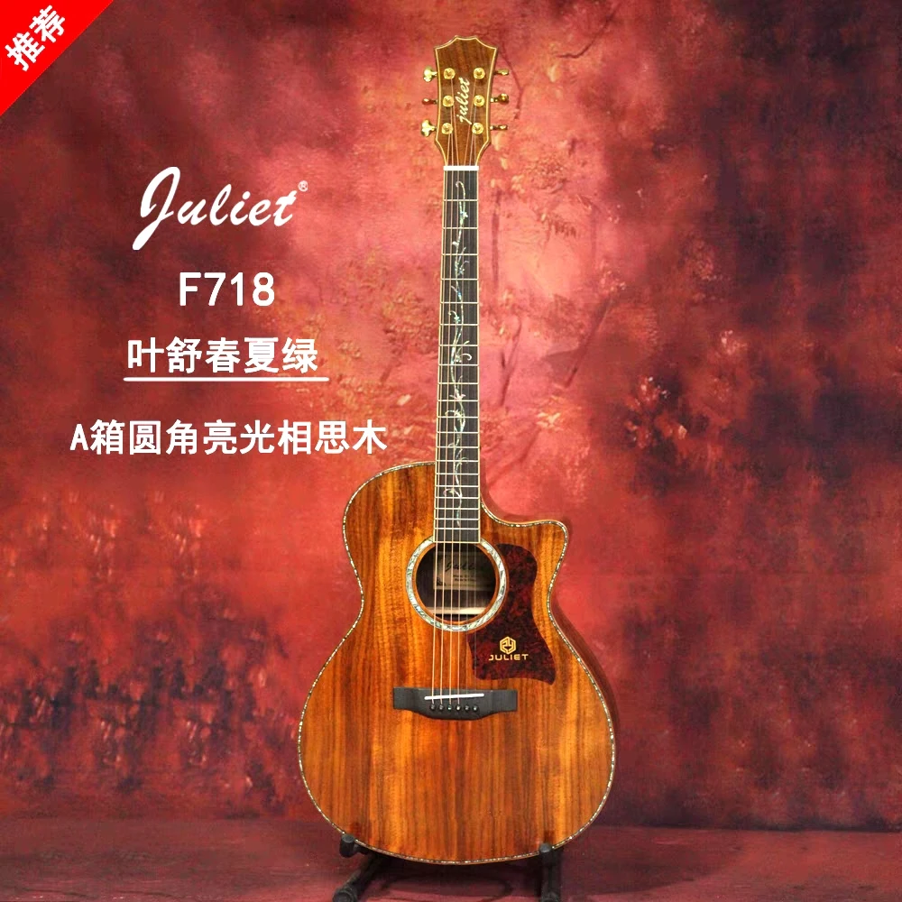 朱丽叶吉他F718电箱加振吉他