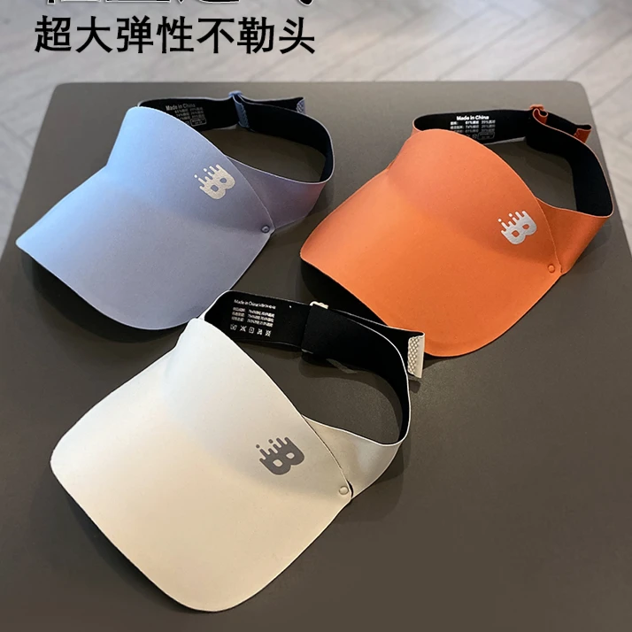 儿童帽子夏季冰丝透气运动户外遮阳空顶帽男女宝宝防晒亲子太阳帽