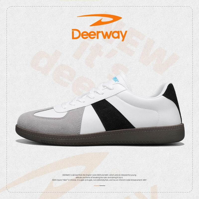 141183911白黑德尔惠正品冬季新款时尚百搭运动休闲鞋