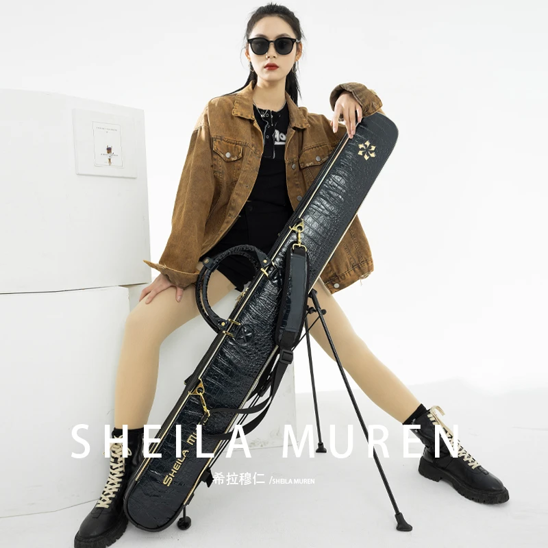 希拉穆仁钓鱼专用1.3米大容量鳄鱼纹抗撕裂耐磨防泼水鱼竿包