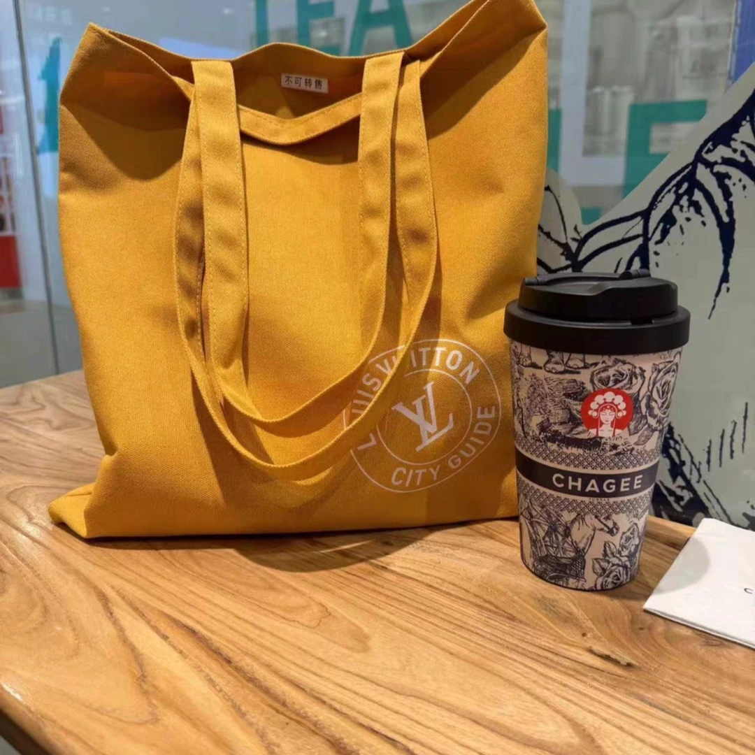 全新未使用 LV 城市指南帆布袋上海西岸限定环保袋布袋129581
