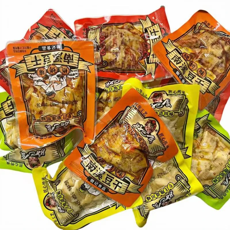 好巴食南溪豆干500g麻辣烧烤泡椒五香味豆腐干小包装零食四川特产