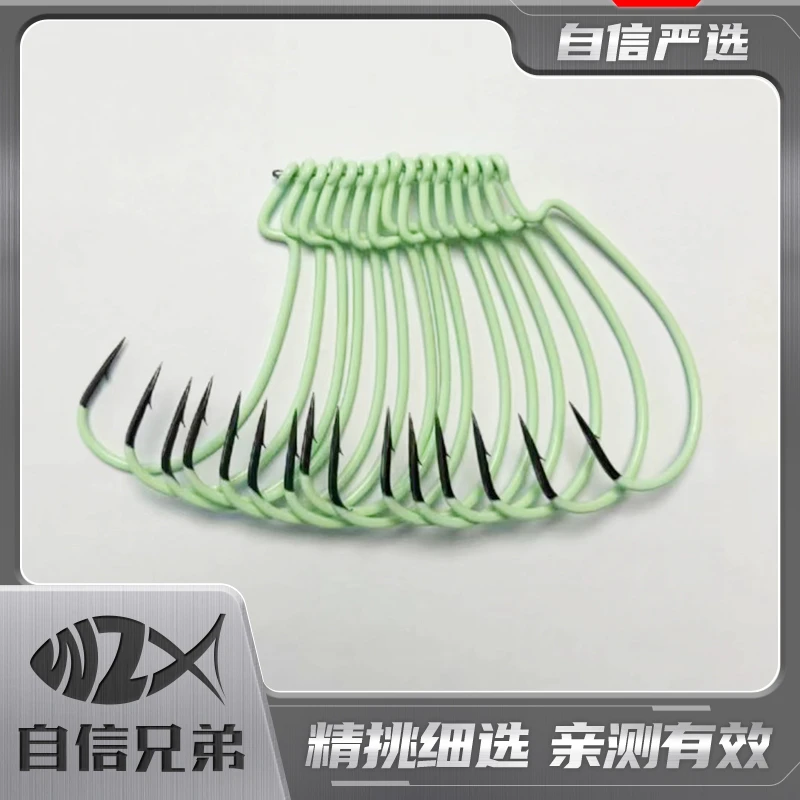 绑好曲柄钩9003CD夜光钩三角尖