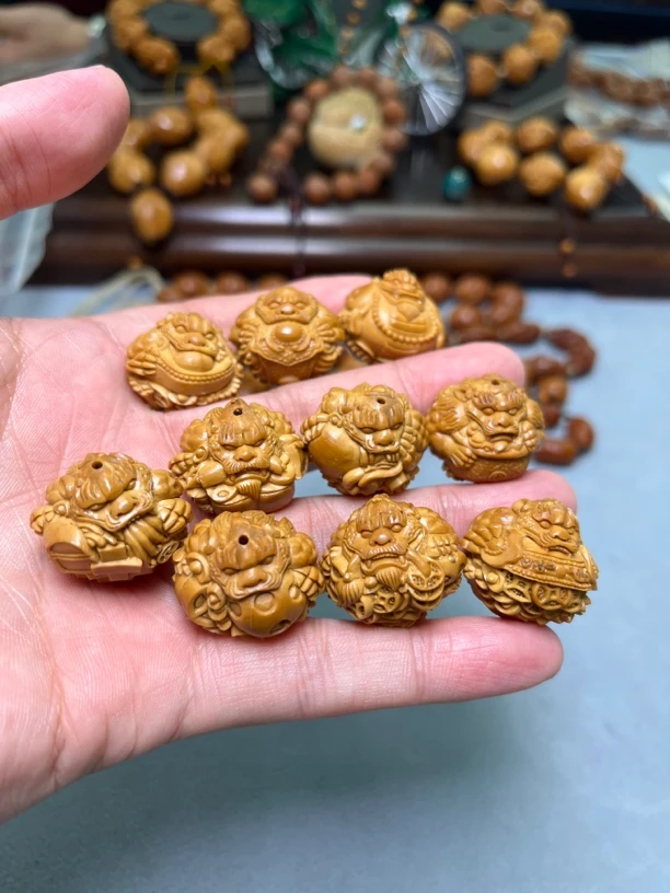 2.6吞金兽#橄榄核#手工雕刻