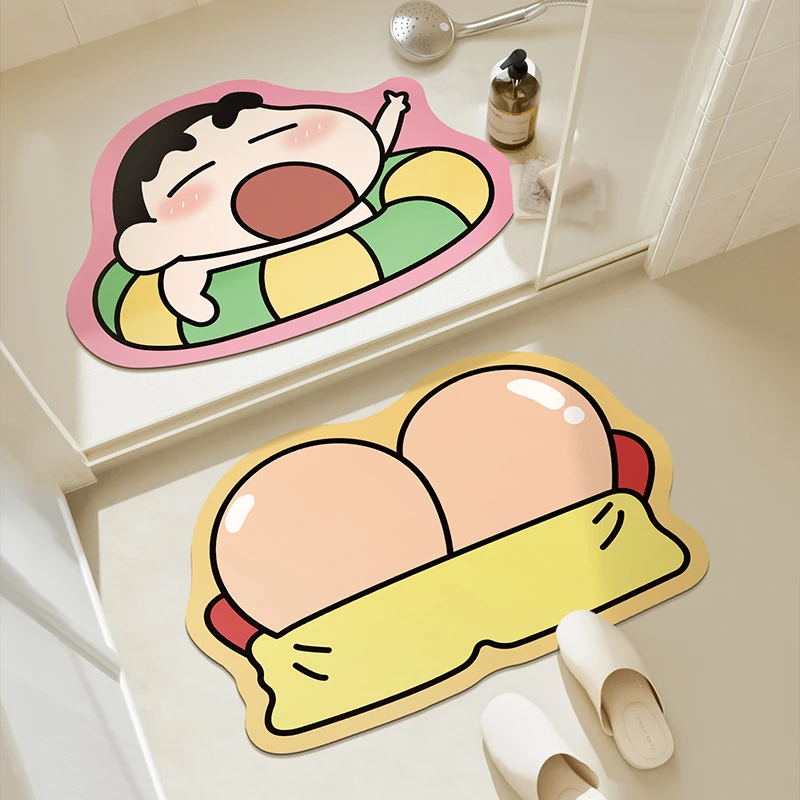 【活动冲量】光溜屁股软硅藻泥吸水地垫卫生间门口浴室防滑脚垫地垫