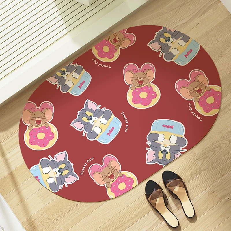 甜点贴纸浴室吸水垫居家好物垫软硅藻泥地垫脚垫卫生间洗手间厕所