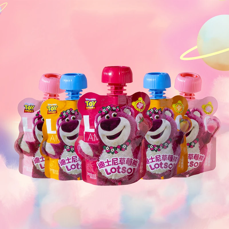 Disney/迪士尼迪士尼草莓熊吸吸果冻零食礼物