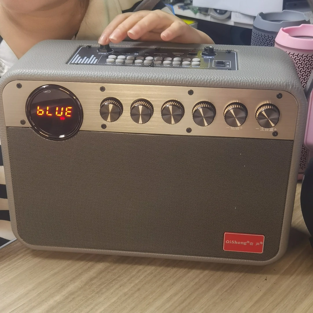 奇声L28k歌直播户外演出唱歌蓝牙音响高音质福利品乐器音响便携式