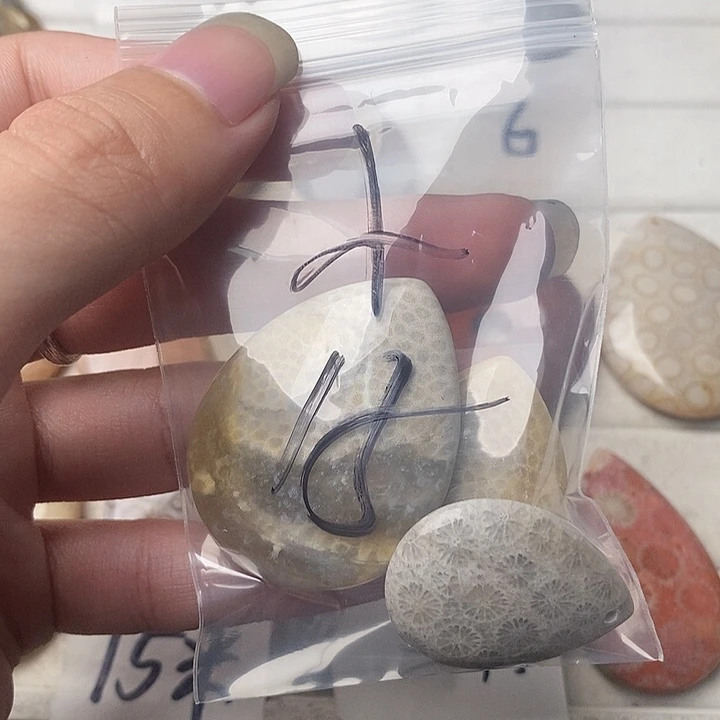 硅化玉颈饰未镶嵌小*●