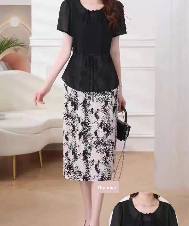 夏季时尚气质连衣裙1682款