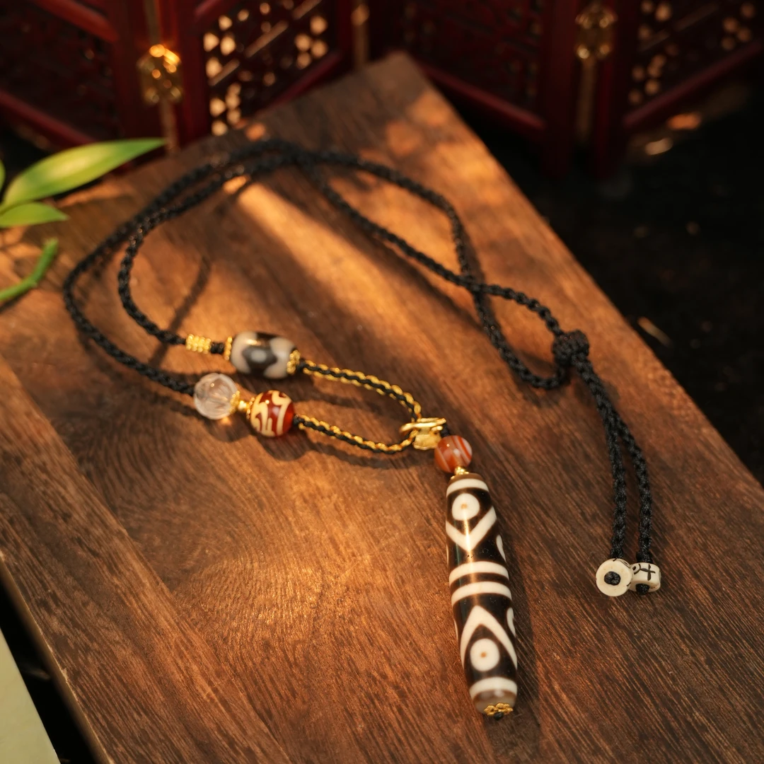 长八Y玛瑙吊坠项链LBG0048