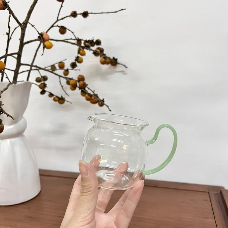 手工高档耐热玻璃公道杯高硼硅加厚分茶器家用防烫功夫茶具配件