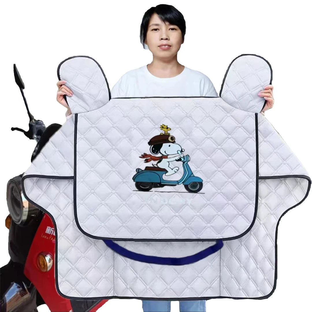 夏季电动车挡风被防晒罩夏天薄款电瓶摩托车防雨春秋遮阳通用2