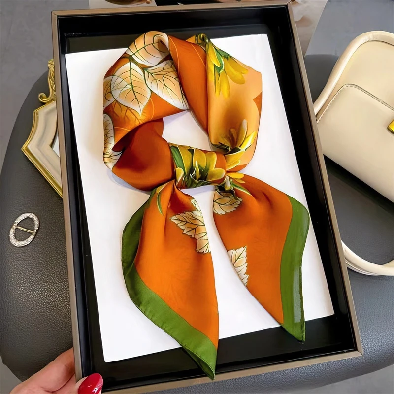 韩版印花小方巾气质