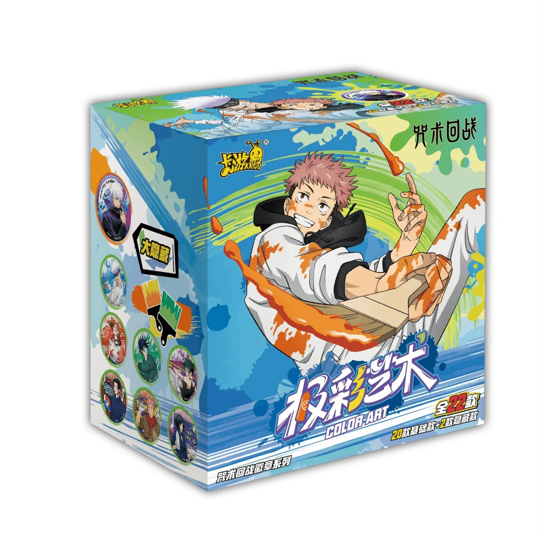 新人浮浮【拆包】-卡游《咒术回战》 极彩艺术油漆吧唧第二弹盲盒
