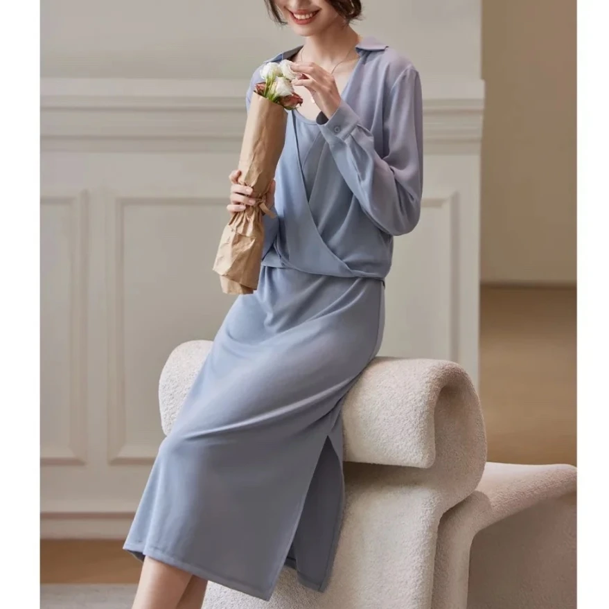 粒粒601-700连衣裙专链气质显瘦的时尚春季轻奢