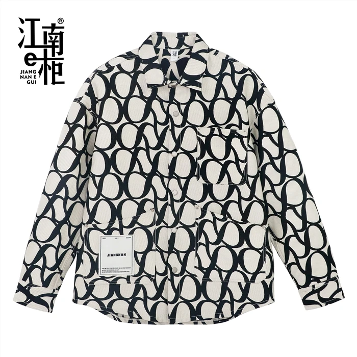 【44号】江南e柜 春秋男士潮流休闲时尚简约百搭外套336112006