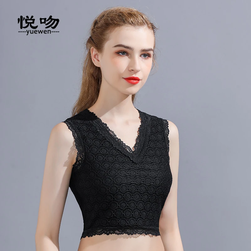 蕾丝V领假领子女百搭假领秋冬配毛衣加绒加厚保暖半截打底内搭潮