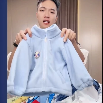 绒绒内胆毛绒秋冬内搭加绒加厚保暖儿童女童蓝色时尚休闲加绒加厚