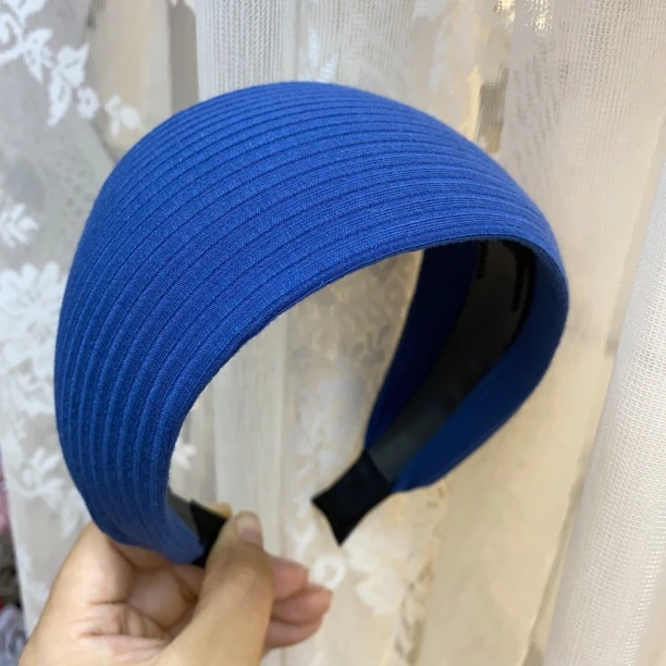 B626（满9.9包邮）韩系蓝色款发箍