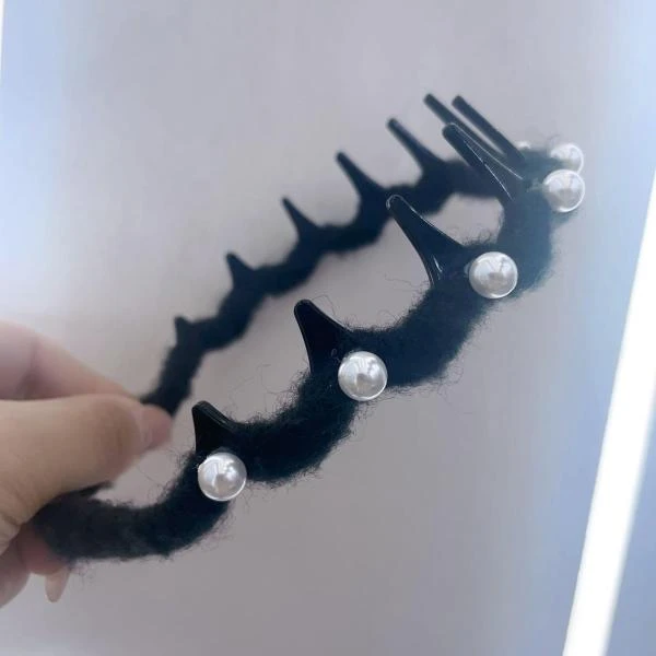 A206（满9.9包邮）高级黑色猪猪发箍