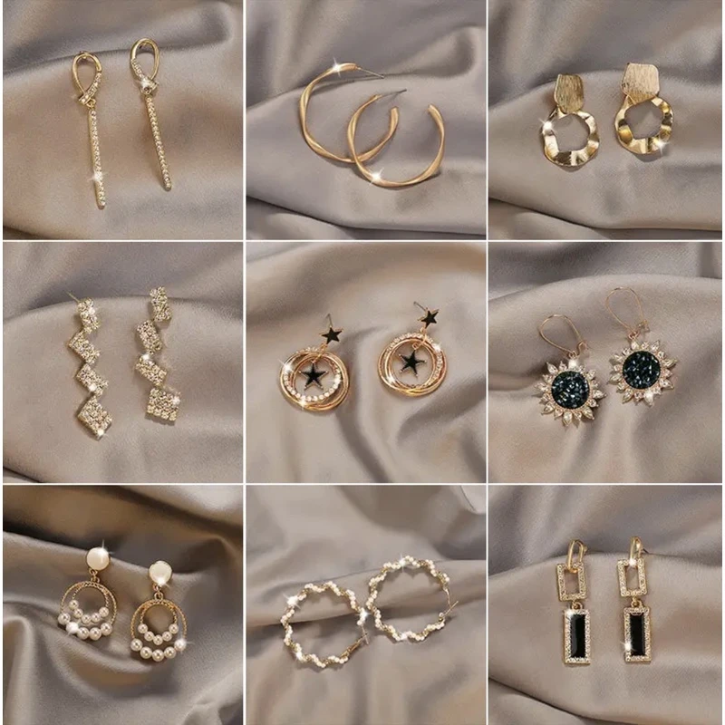 Y127 小众设计感时尚百搭气质轻奢秋冬款耳饰