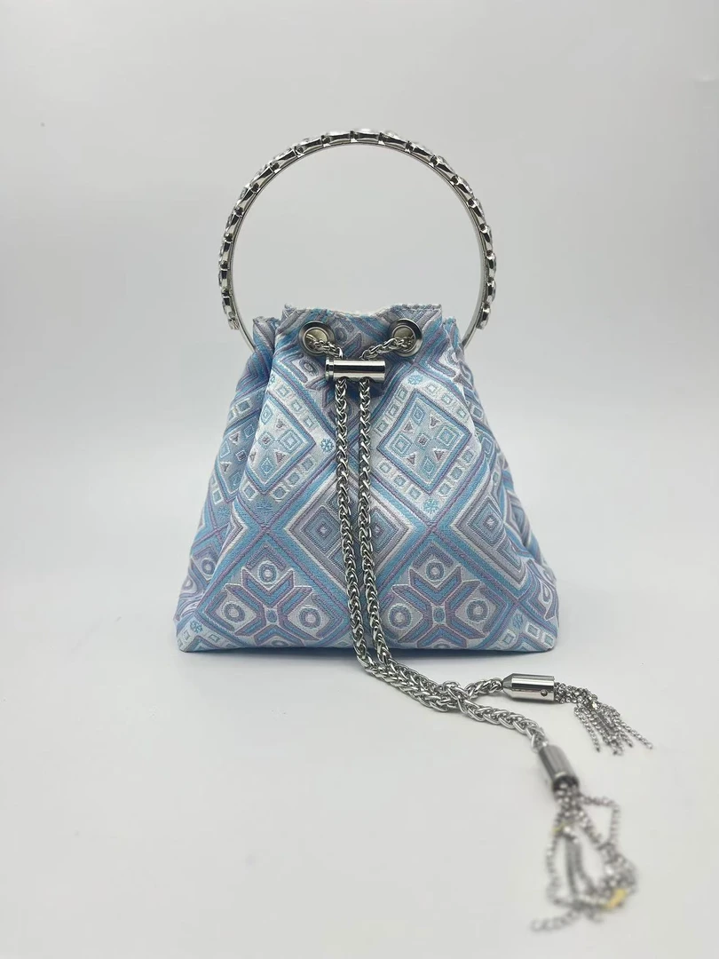 非遗壮锦包国风福袋包时尚简约个性可爱民族风女士链条斜跨手拎包