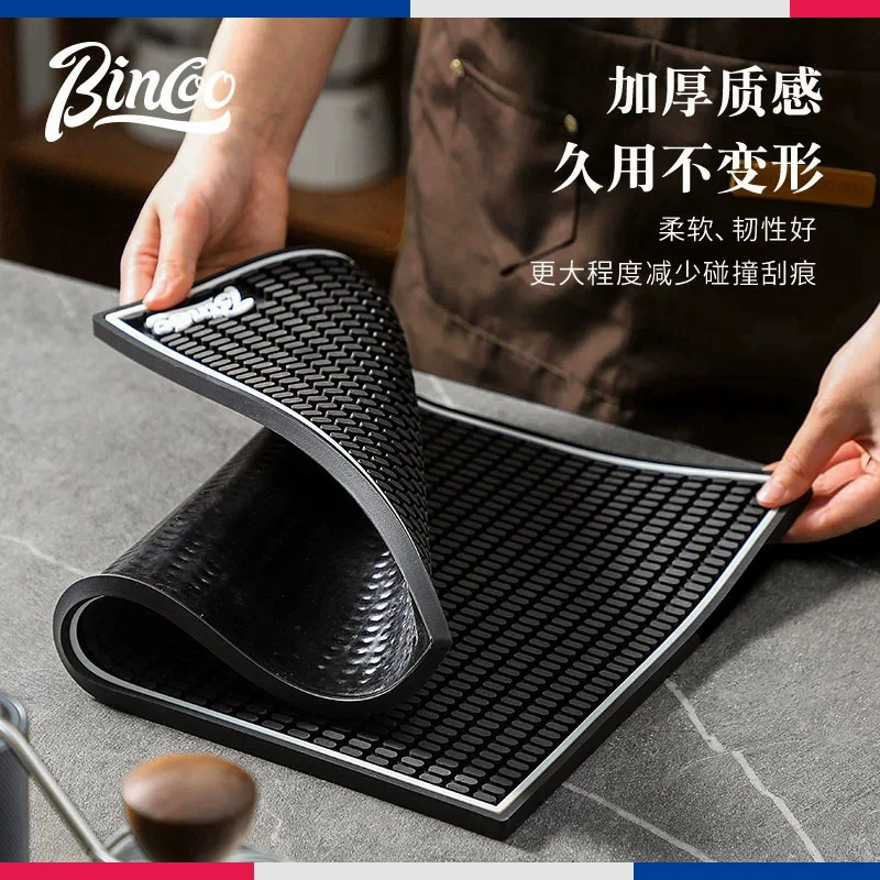 Bincoo咖啡吧台柔软加厚防滑吧台垫长方形滤水家用垫桌面保护垫