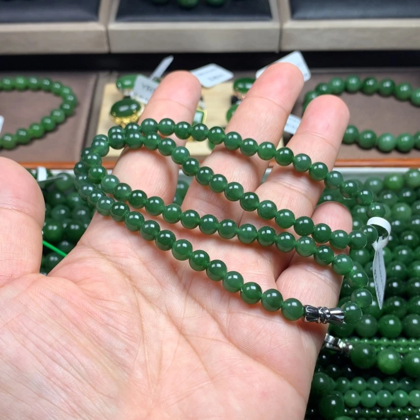 【闪购商品】和田玉（碧玉）颈饰未镶嵌卡6