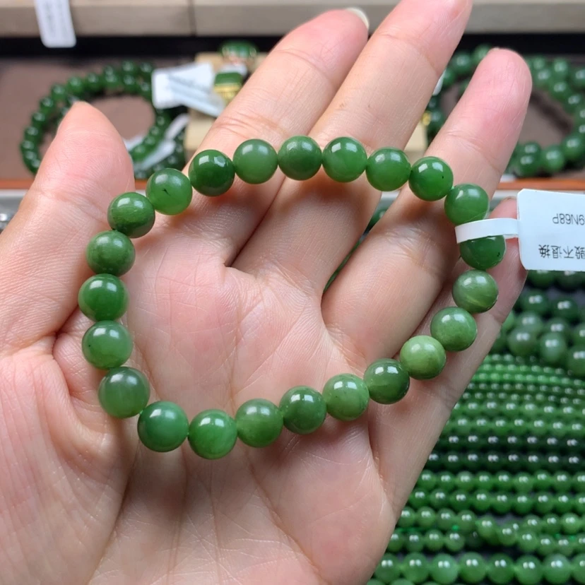 【闪购商品】和田玉（碧玉）手链未镶嵌8