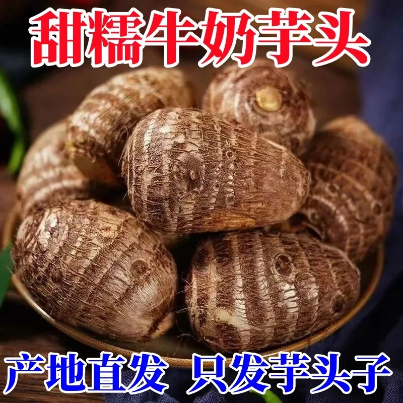 【疯抢】新鲜芋头现挖山东牛奶小芋头毛芋头软糯芋仔芋艿批发奶香