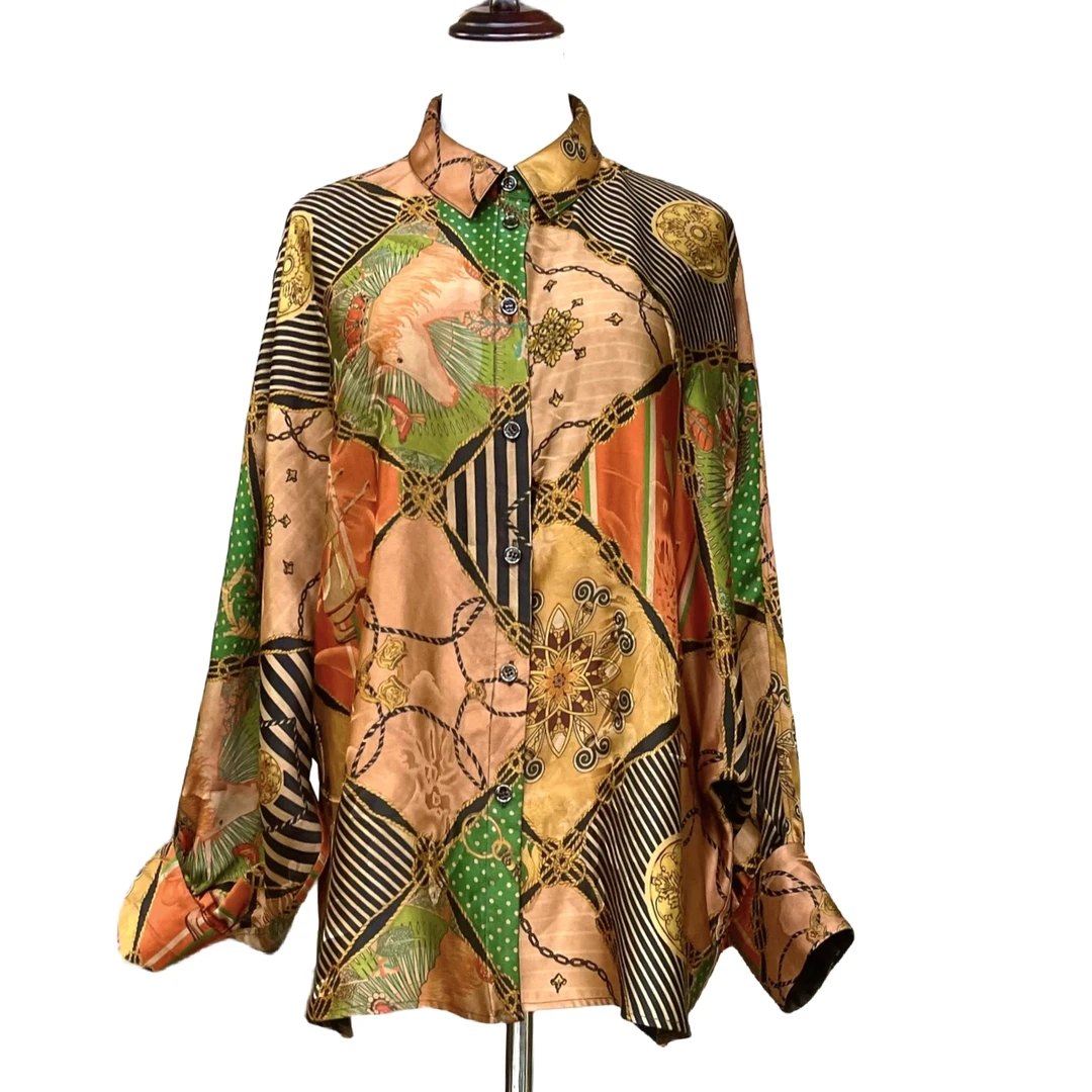 【禧宝的小店】人间小富婆衬衣J24204