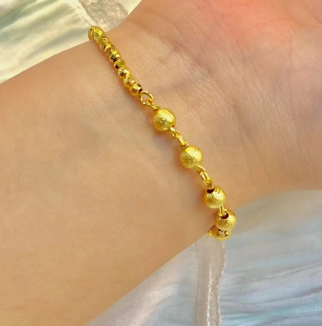 浮力38 简约转运磨砂三合一饰品新中式国潮风套链