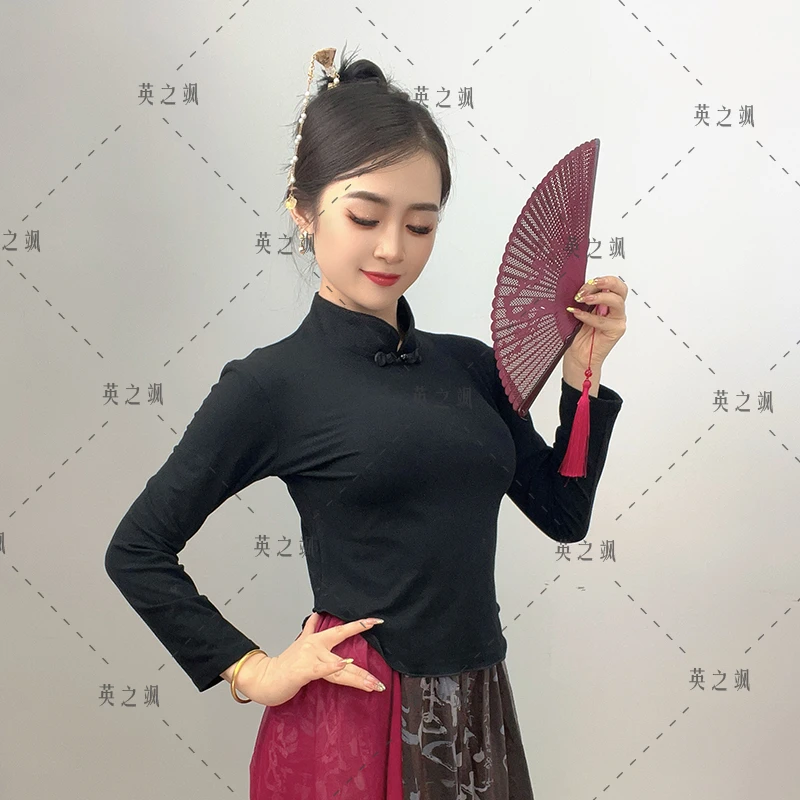 【英之飒】6149中国风古典舞不连体舞蹈广场舞服吉特巴舞蹈服水兵舞