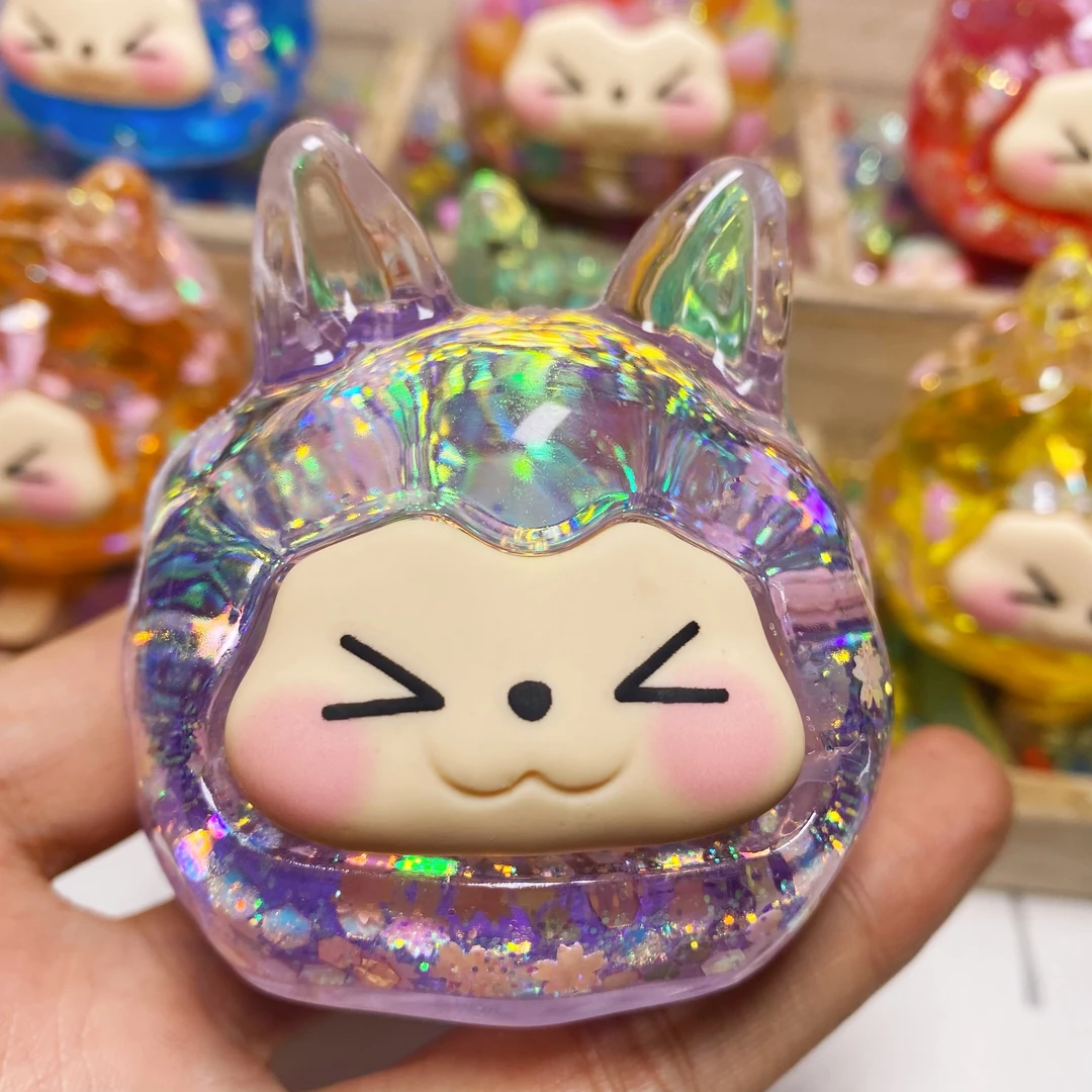 【小九直播拆kiki】流沙Kiki创意摆件 解压治愈可爱饰品